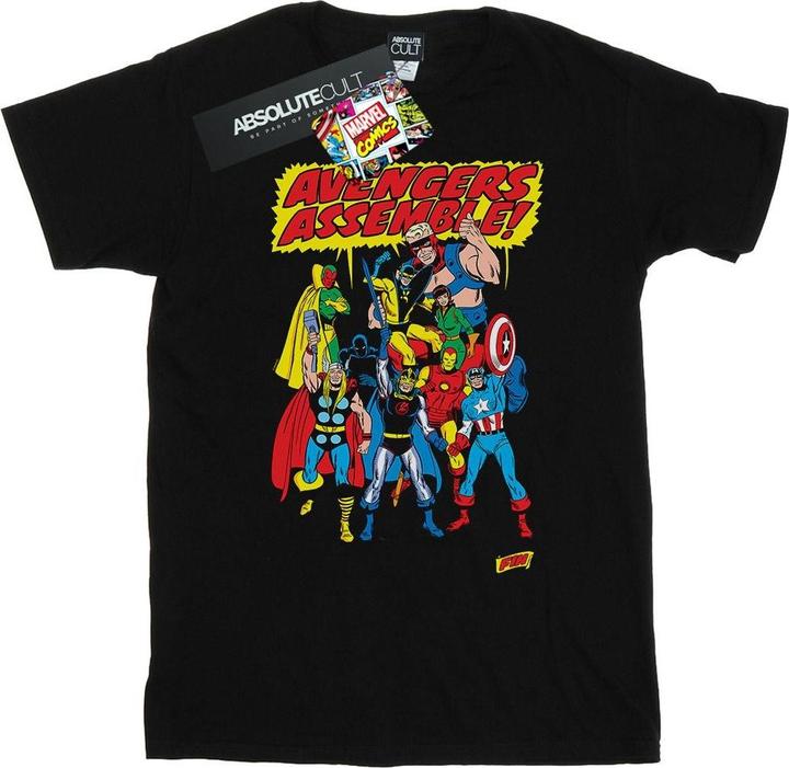 Actual product image Mens Avengers Assemble T-Shirt (S)