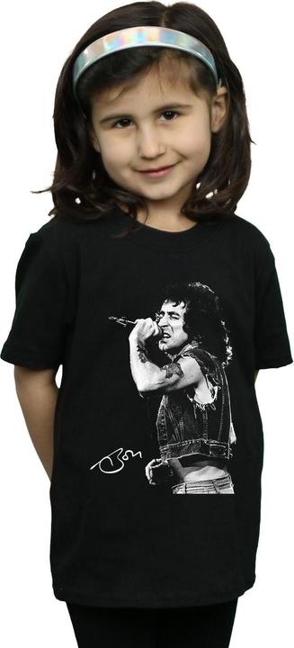 Actual product image Universal Textiles Girls Signed Photo Cotton T-Shirt (152, 158)