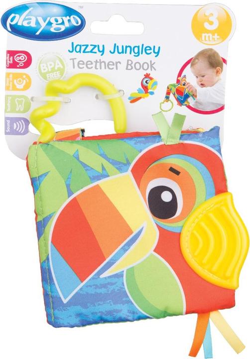 Image du produit Playgro Teether Book Jazzy Jungle, 0183858