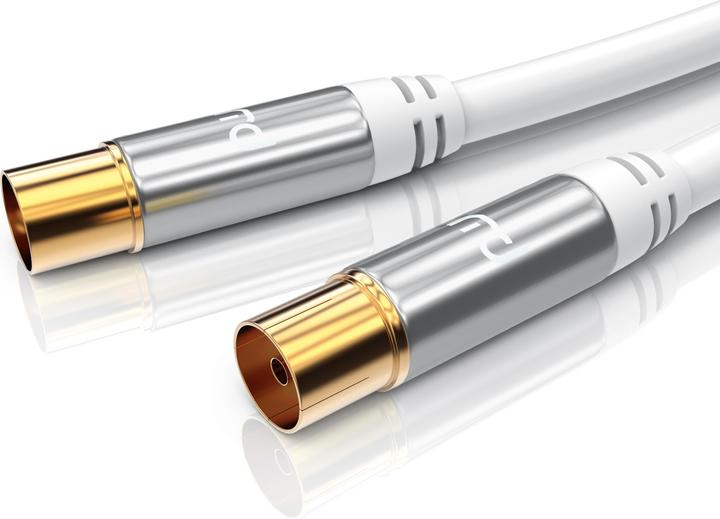 Produktbild Primewire Antennenkabel HDTV | Premium Koaxialkabel 135dB / 75 Ohm | FullHD / 4k Ultra HD | Fernsehkabel (85 dB, Antennenkabel)