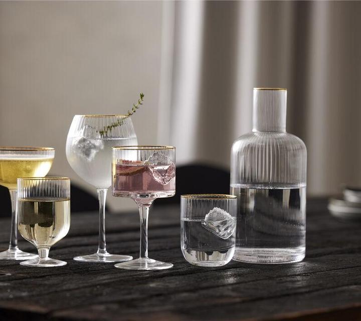 Immagine prodotto Lyngby 30 cl - Vetro - Trasparente/bordo sagomato (30 cl, 4 Occhiali, Set di bicchieri da vino)