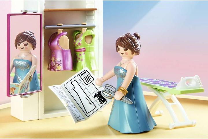 Immagine prodotto Playmobil Camera da letto con angolo cucito (70208, Casa delle bambole Playmobil)