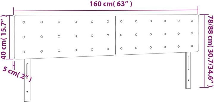 Actual product image VidaXL Kalel (160 x 5 x 88 cm)