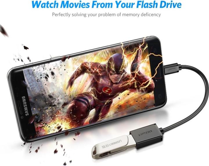 Produktbild Ugreen Micro USB 2.0 OTG Adapter Cable (0.10 m, USB 2.0)