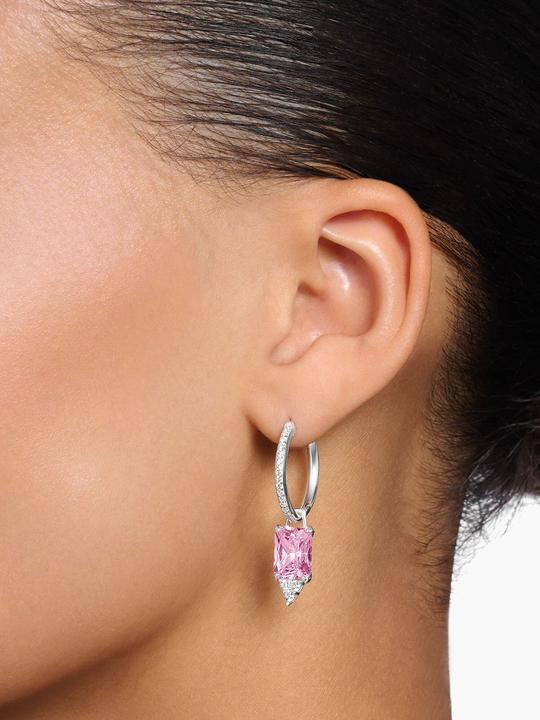 Produktbild Thomas Sabo Creolen pinker Stein silber (925er Silber)