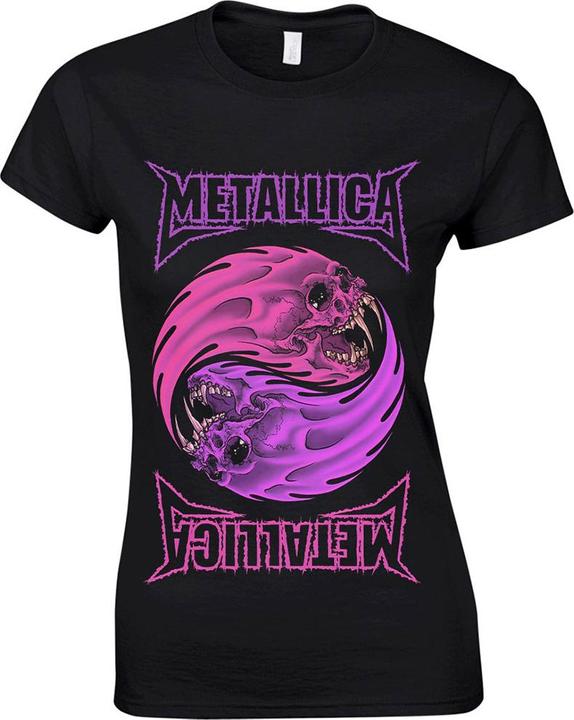 Metallica Yin Yang Purple (Girlie)