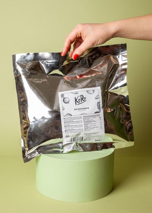 Actual product image KoRo Dried organic beetroot crisps (200 g)