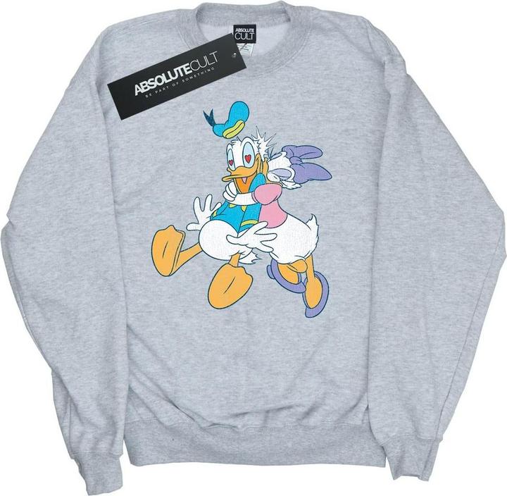 Immagine prodotto Disney Donald And Daisy Duck Kiss Felpa Donna (L)