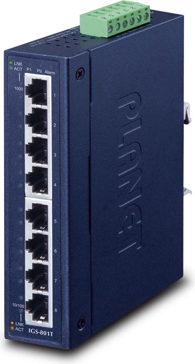 Planet 8-Port Industrial Eth.Switch (8 Ports)