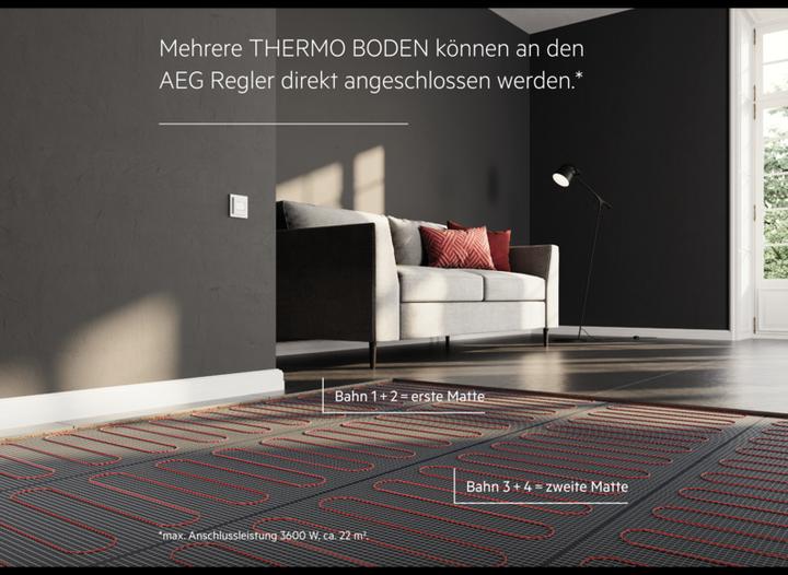 Actual product image AEG Haustechnik Basic Thermo Floor TBS TB 160/6 Set Plus, electric underfloor heating, complete set 6 m², 160 W/m²