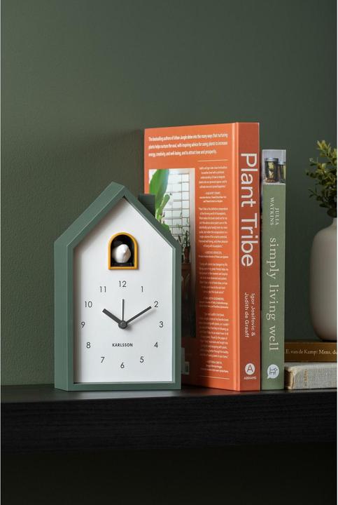 Actual product image Karlsson Cuckoo alarm clock Jungle green