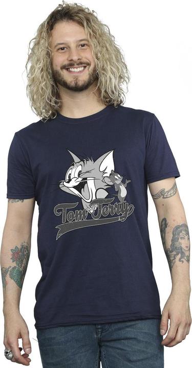 Image du produit Tom & Jerry - T-shirt GREYSCALE SQUARE - Homme (XL)