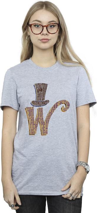 Image du produit Willy Wonka & the Chocolate Factory - T-shirt W LOGO HAT - Femme (XXL)