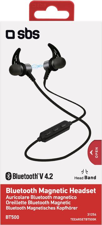 Image du produit SBS TEEARSETBT500K (pas de réduction du bruit, 4 h, Sans fil)