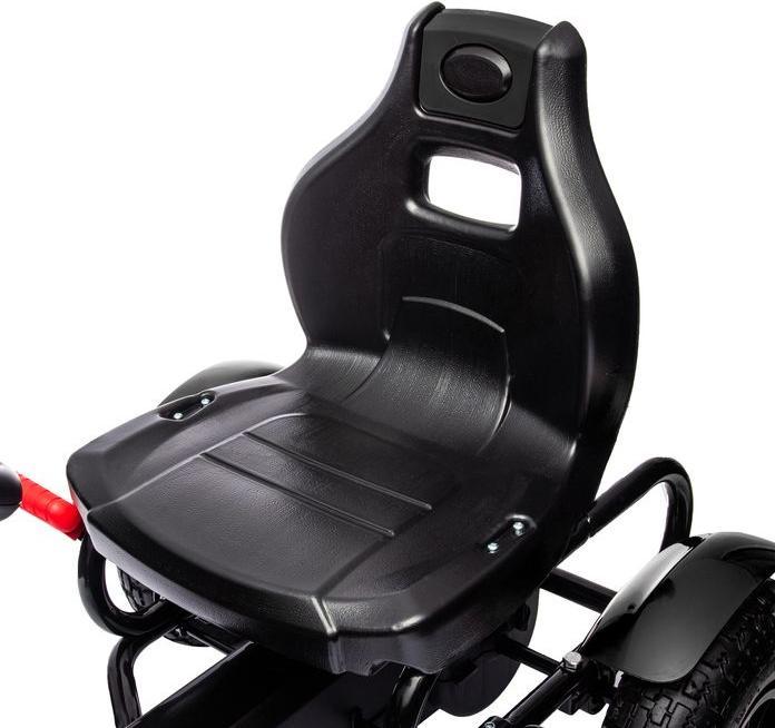 Produktbild Swisshandel24 GoKart, Tretfahrzeug, Tretauto mit Handbremsen, Kinderfahrzeug mit verstellbarem Sitz, Pedal, Kettca