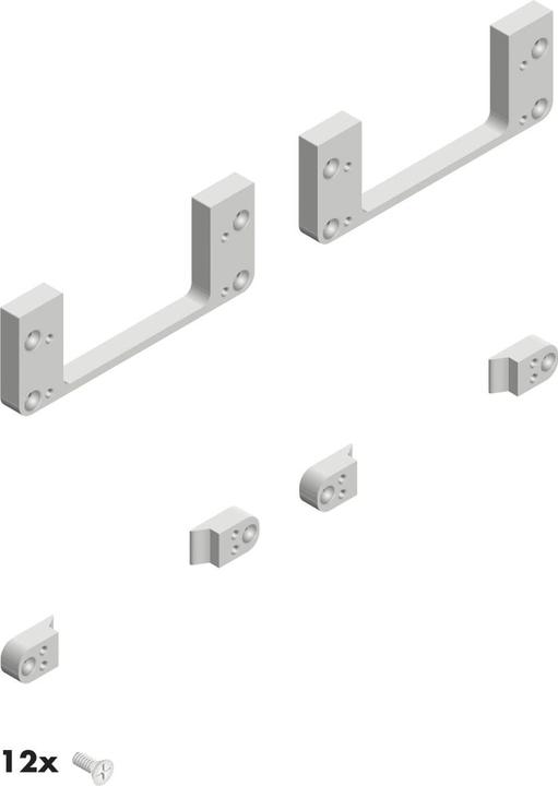Actual product image Cinetto PS40.02 Adapter for screw fastening, zamak (1 pcs.)