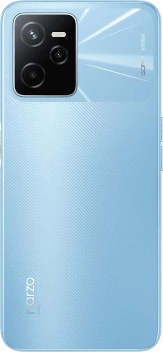 Immagine prodotto realme Narzo 50A Prime (64 GB, Blu lampeggiante, 6.60", Doppia SIM Ibrida, 50 Mpx, 4G)