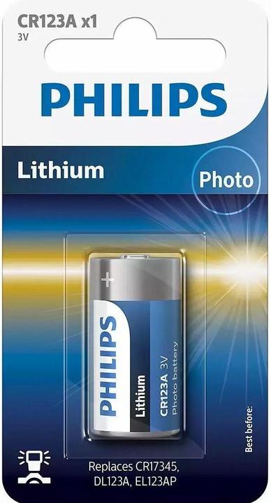 Philips Lithium (1 pcs., RCR123A, 1500 mAh)