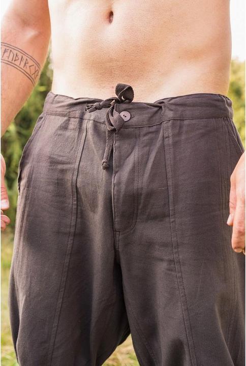 Image du produit Carbone Pantalon viking avec laçage des jambes Magnus (XXL)