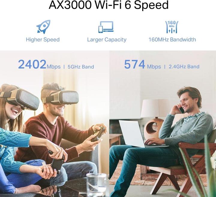 Productafbeelding TP-Link RE700X (2402 Mbit/s, 574 Mbit/s)