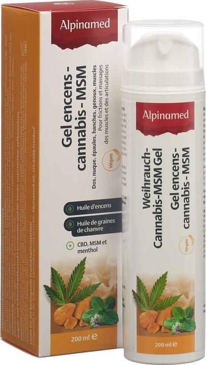 Image du produit Alpinamed Gel encens cannabis MSM gel (1 x, 200 ml, 280 g)
