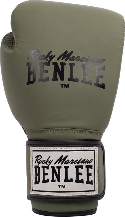 Actual product image Benlee Evans Boxing Gloves Kaki Leather (14 OZ)