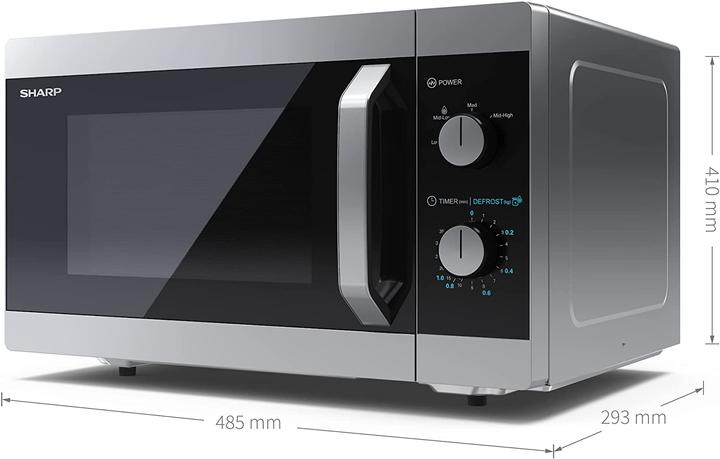 Produktbild Sharp Microwave oven YC-MS31E-S Free standing, 900 W, Silver (23 l)