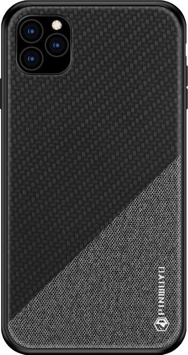Image du produit Pinwuyo iPhone 11 Pro Tissu Slim Caoutchouc Coque Noir Gris (Apple iPhone 11 Pro)