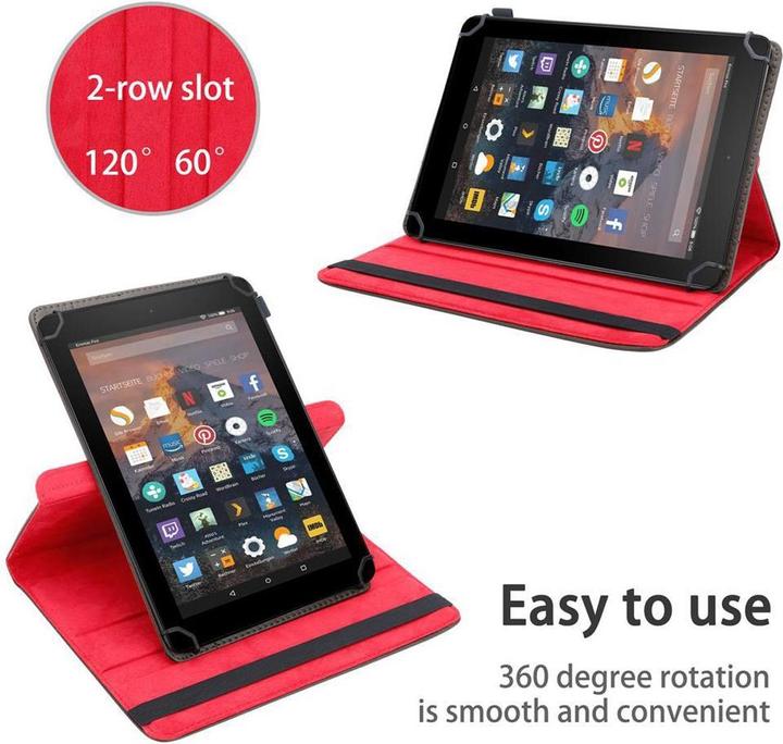 Actual product image Cadorabo Tablet Case Tablet Universal 360 (Amazon Fire HD 10 2017, Fire HD 10, HD 10 2017 (7th gen.))