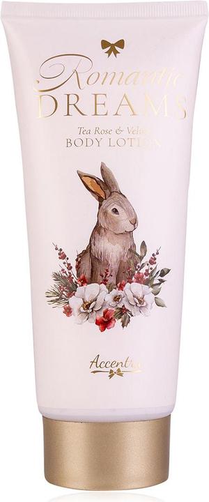 Actual product image Accentra Body lotion ROMANTIC DREAMS, fragrance: Tea Rose & Velvet (Body cream, 200 ml)