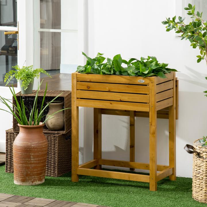 Actual product image Outsunny Raised bed with work surface
