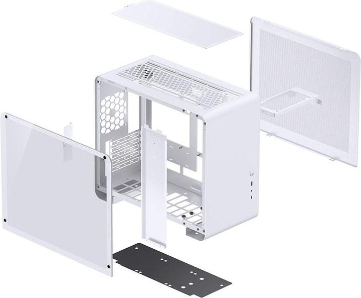 Actual product image Jonsbo U4 Mini Micro ATX case, tempered glass (mATX, Mini-ITX)