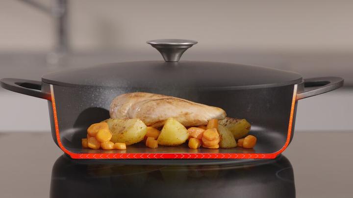 Actual product image Tefal Trattoria (28 cm, Frying pan, Carbon steel)