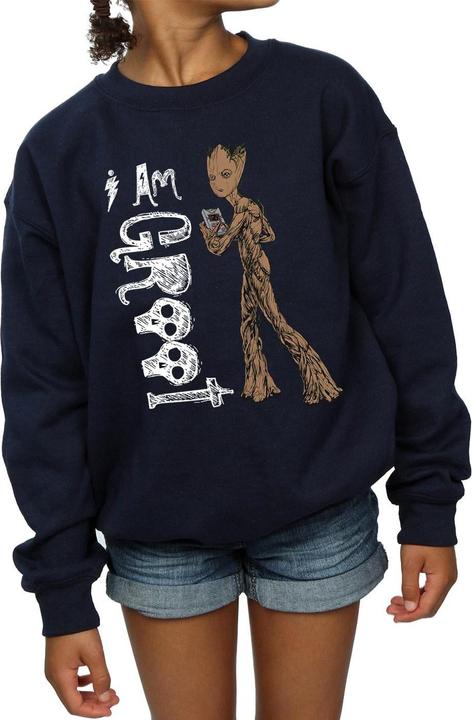 Image du produit Universal Textiles Sweatshirt en coton "I Am Teenage Groot" pour filles (152, 158)