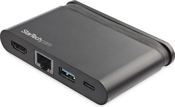 Actual product image StarTech USB C Multiport Adapter with HDMI - 4K - Mac / Windows - 1xA + 1xC - 100W PD 3.0 - GbE (USB-C, 3 Ports)