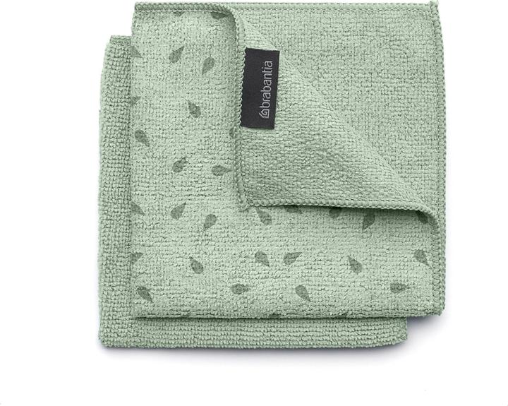 Brabantia Microfiber cleaning cloth 2 pieces, light green (2 pcs.)