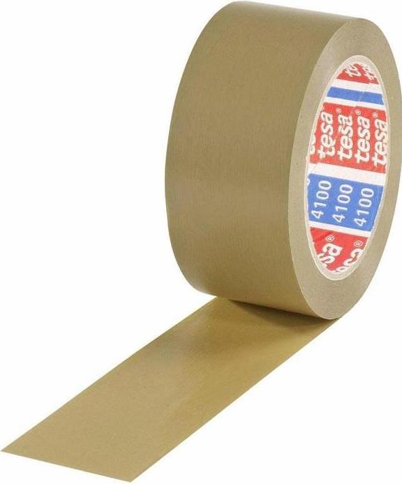 Produktbild Beiersdorf Pakketape Tesa 4100, PVC, 50 mm x 66 m, brun, pakke a 6 ruller (50 mm)