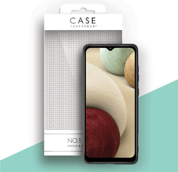 Immagine prodotto Case FortyFour Coperchio in silicone No.1 nero (Samsung Galaxy A12)