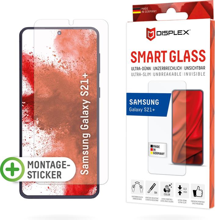 Immagine prodotto Displex Smart Glass, Displayschutzfolie (1 Pezzo/i, Samsung Galaxy S21+ 5G)