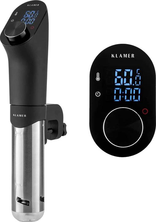 KLAMER Sous Vide Stick 1200 Watt IPX7 wasserdicht 3D Zirkulation