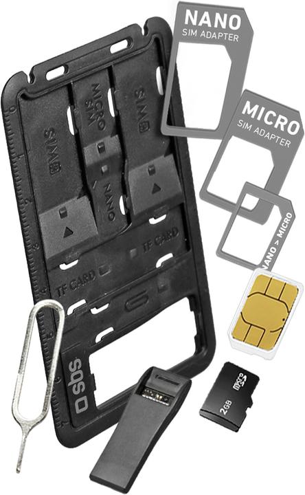 Image du produit SBS Kit adaptateur pour cartes SIM / TF