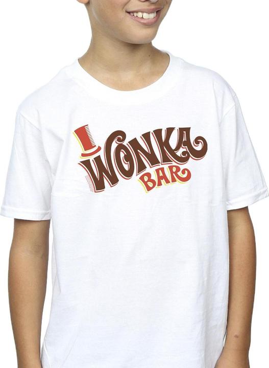 Immagine prodotto Willy Wonka & the Chocolate Factory Bar Logo Maglietta Ragazzi (116)