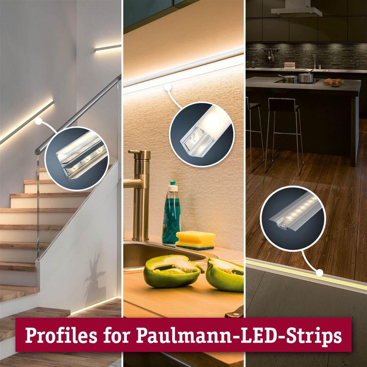 Actual product image Paulmann Stripe Profile Base (100 cm, Indoor)
