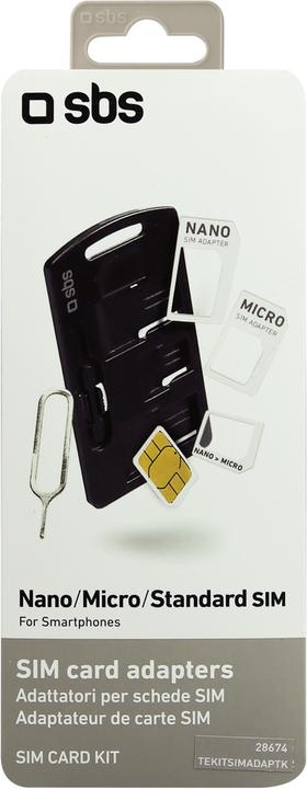 Image du produit SBS Kit d'adaptation pour carte SIM
