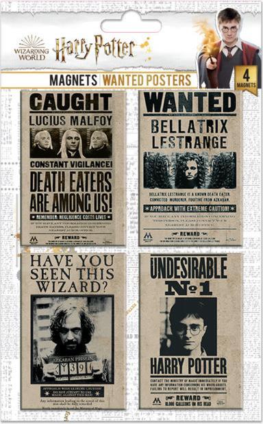 Produktbild NoName HARRY POTTER - Wanted - Set de 4 magnets (4 x)