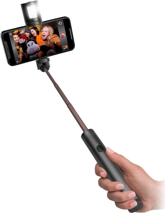 SBS Wireless selfie stick with flash