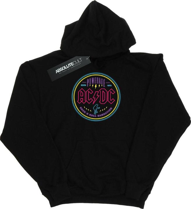 AC/DC Circle Neon Kapuzenpullover (M)