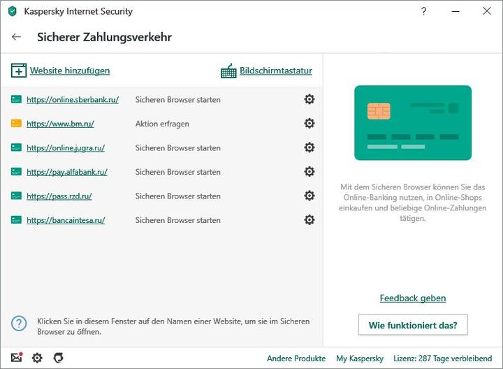 Produktbild Kaspersky Internet Security (3 User, 12 Monate)