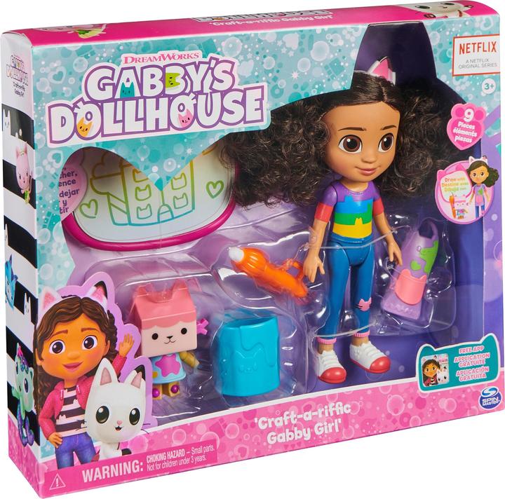 Actual product image Spin Master Gabby's Dollhouse Deluxe Craft Doll
