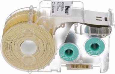 Actual product image Panduit P1, yellow, polyester, polyolefin, RoHS, 7.62 cm, 1.27 cm, 50 piece(s)